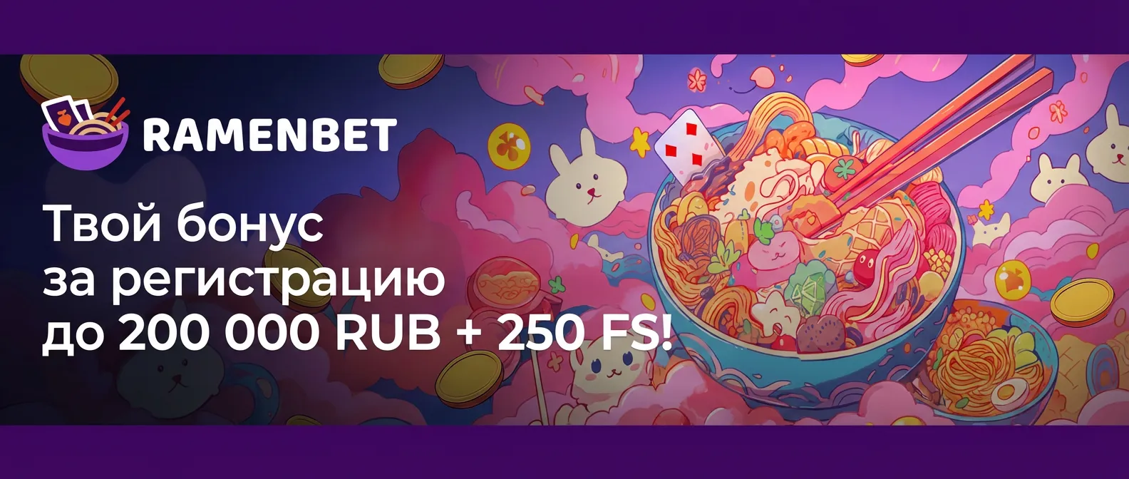 Рамен казино баннер